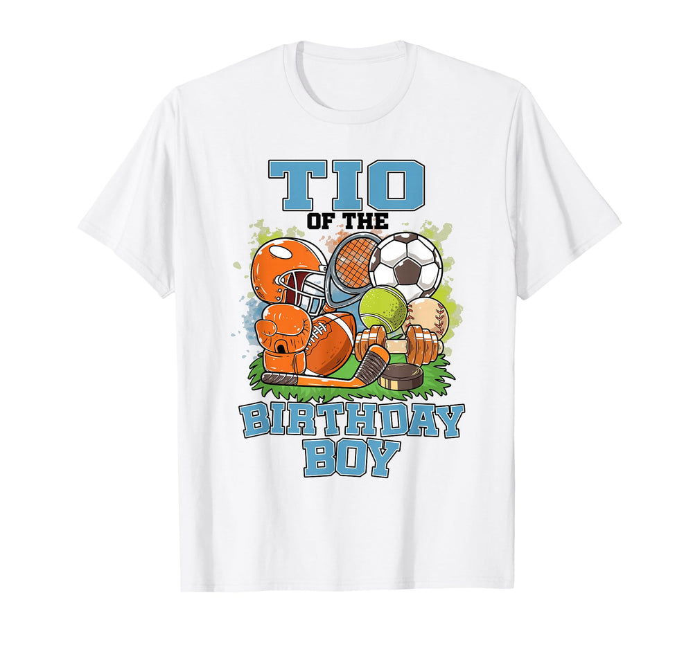 All Star Tio Birthday Basketball Soccer T-Shirt - Minimalist Print Unisex