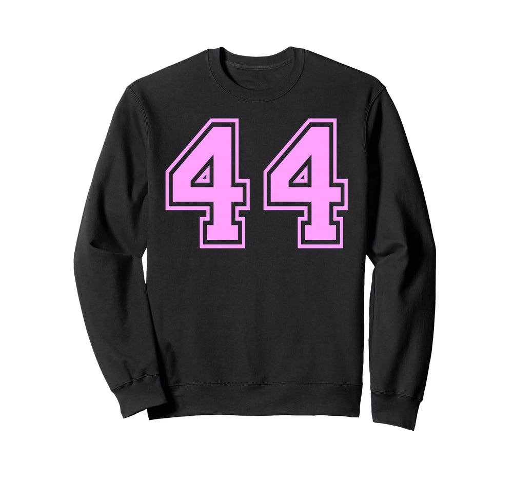 44 Number Forty Four Sports Varsity Sweatshirt - Graphic Print for Adults