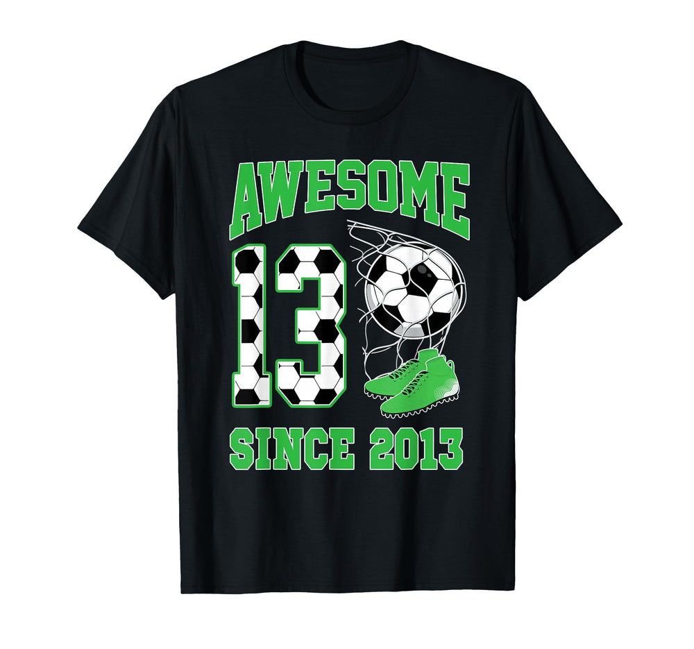 13 Year Old Awesome 13 Since 2013 T-Shirt - Minimalist Print Men Women