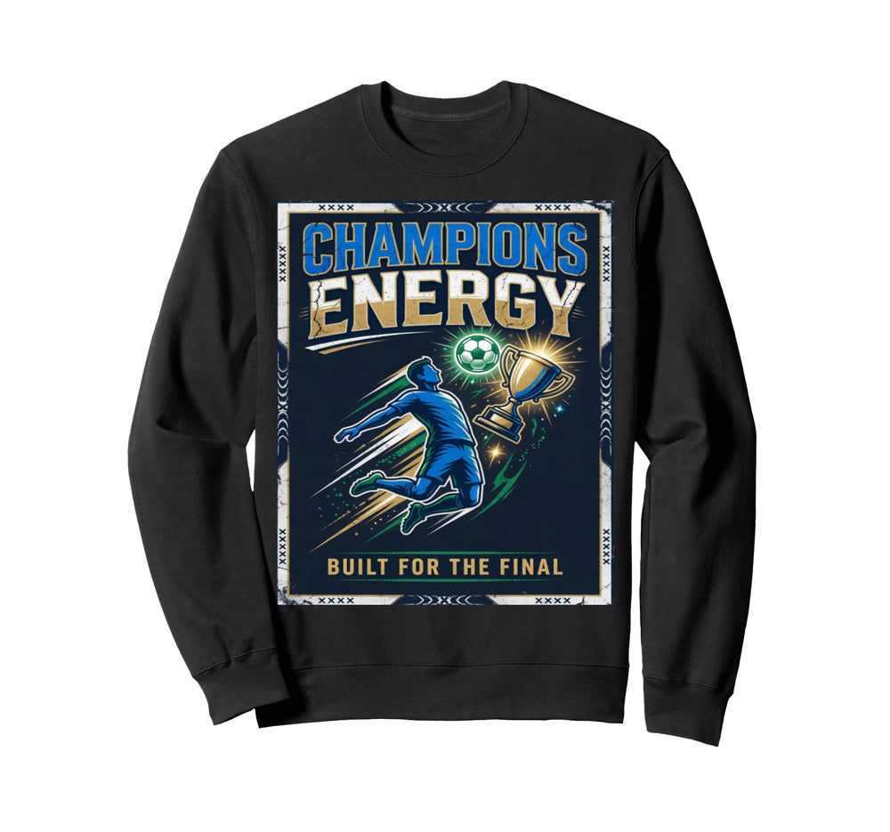 Jfootball Soccer Champions Sweatshirt - Unique Graphic Men Women