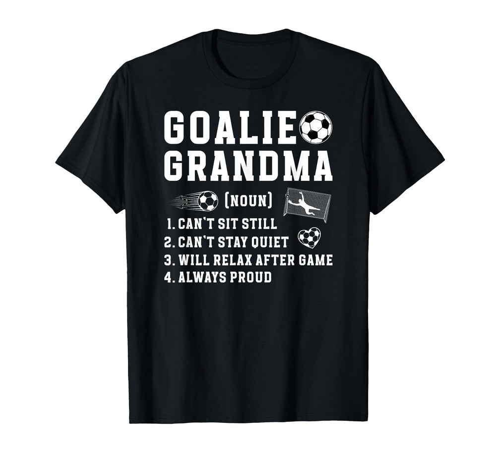 Soccer Goalie Grandma Definition Soccer T-Shirt - Unique Graphic Men Women