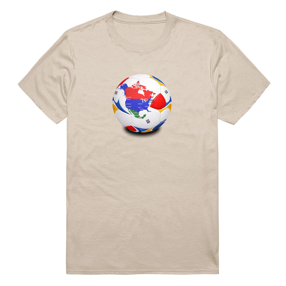 Soccer 2026 Tees World Ball T-Shirt - Fun Novelty Design Unisex
