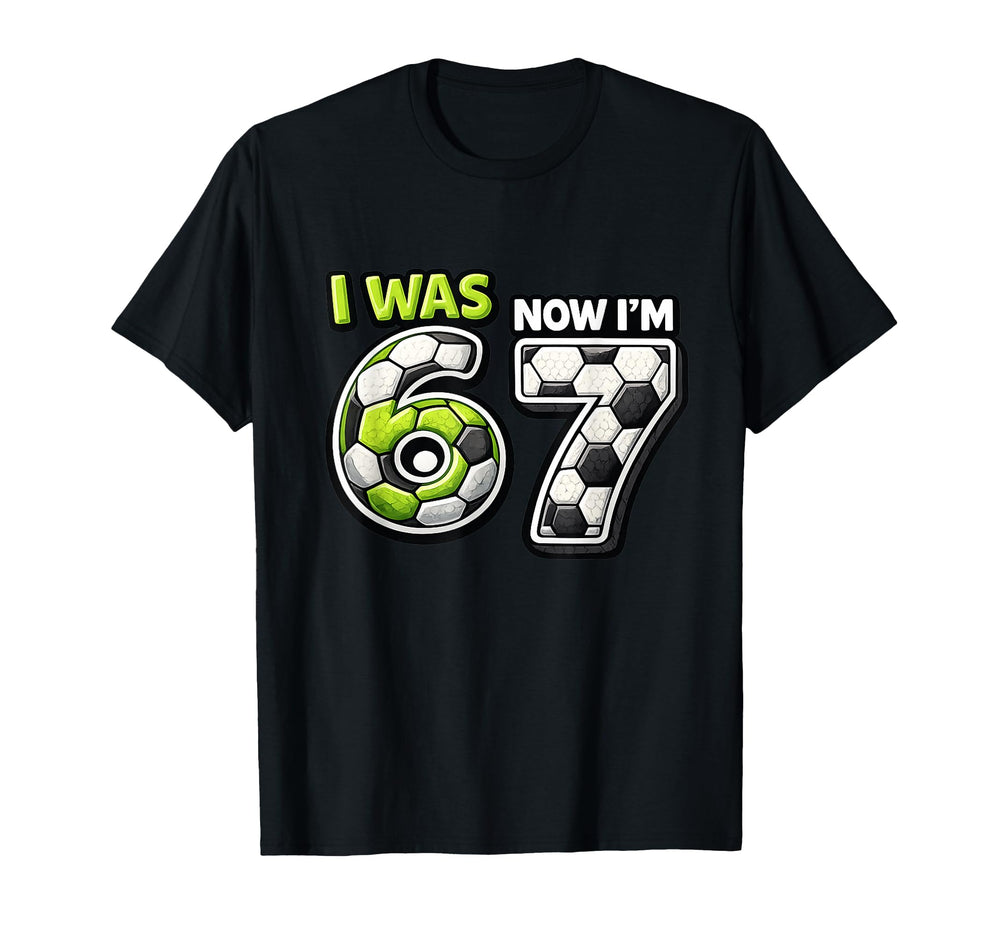 7 Year Old Birthday Soccer Funny I T-Shirt - Casual Everyday Wear Unisex