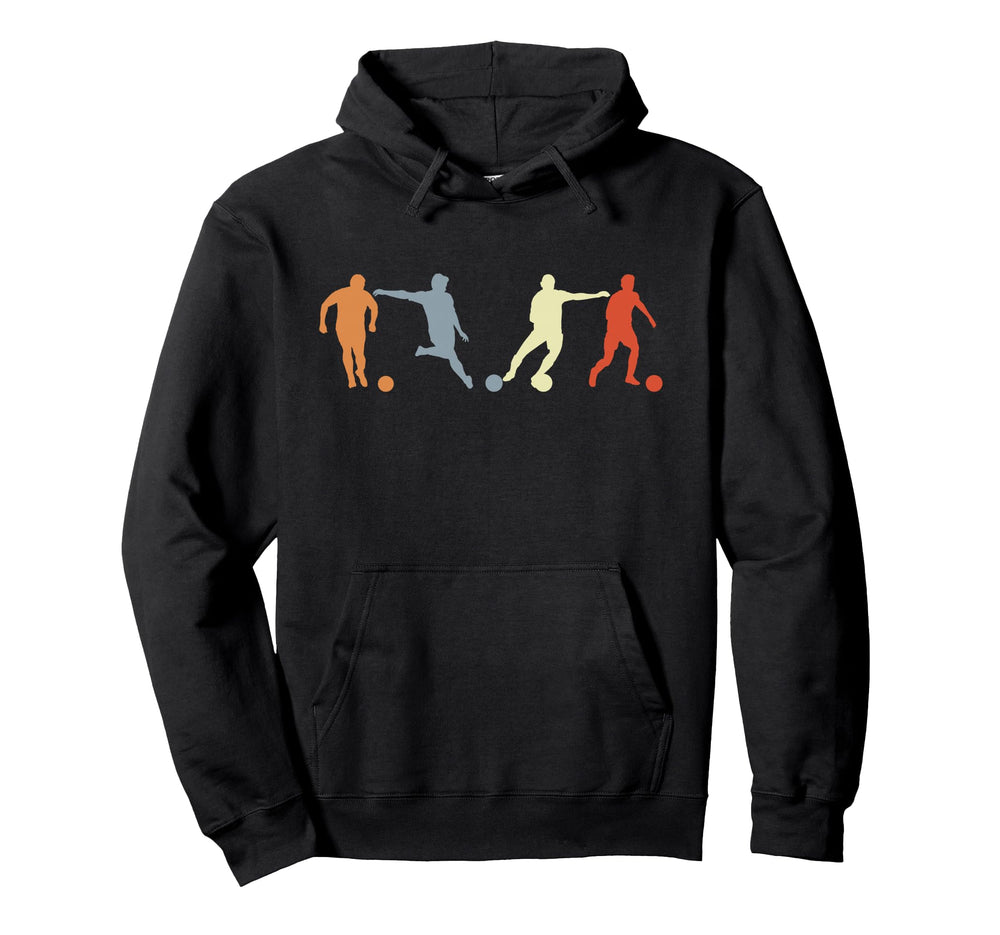 Soccer Player Drawing Soccer Lover Hoodie - Minimalist Print Men Women