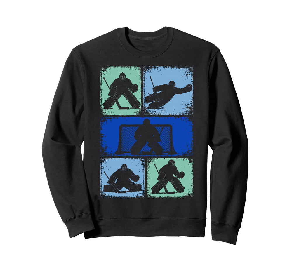 Ice Hockey Goalkeeper Sweatshirt - Minimalist Print Unisex