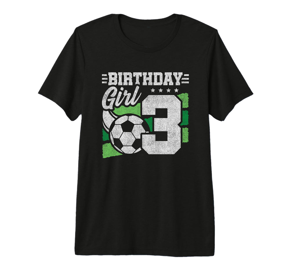 3Rd Birthday Soccer Party 3 Year T-Shirt - Fun Novelty Design for Adults
