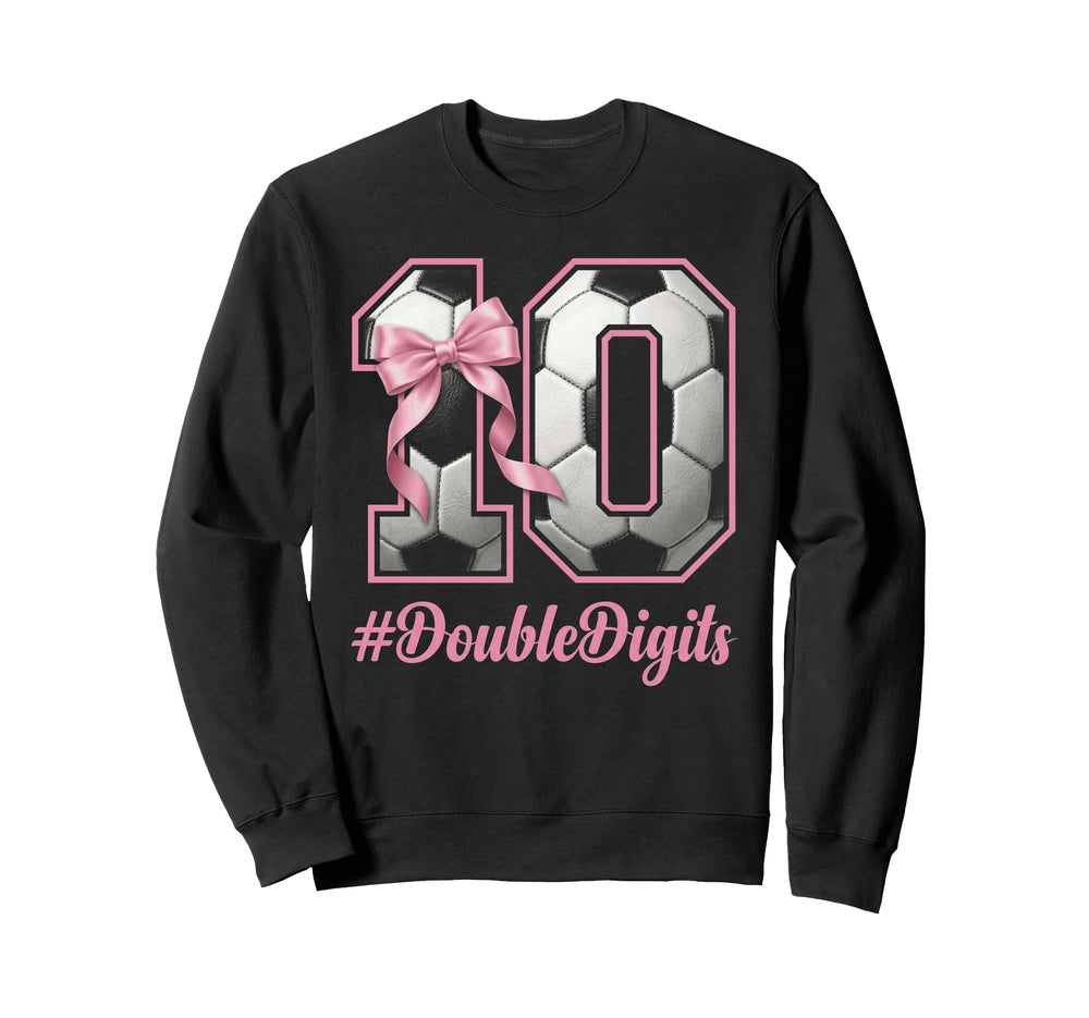 Bow Soccer Football Double Digits Sweatshirt - Streetwear Style for Adults