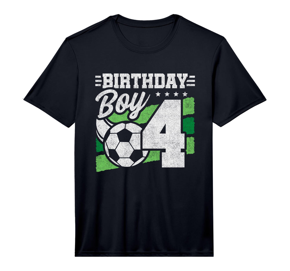 4 Year Old Soccer Birthday 4Th Birthday T-Shirt - Graphic Print Men Women