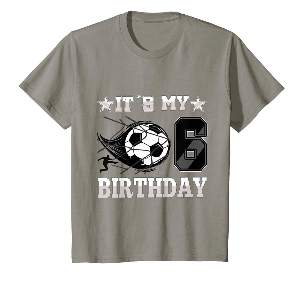 Soccer Birthday Party 6Th Birthday 6 T-Shirt - Custom Art Print Unisex