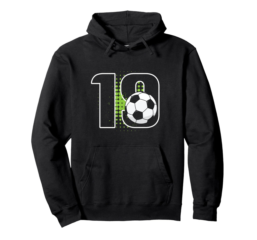 19Th Birthday Soccer Player Football 19 Hoodie - Trendy Graphic Men Women