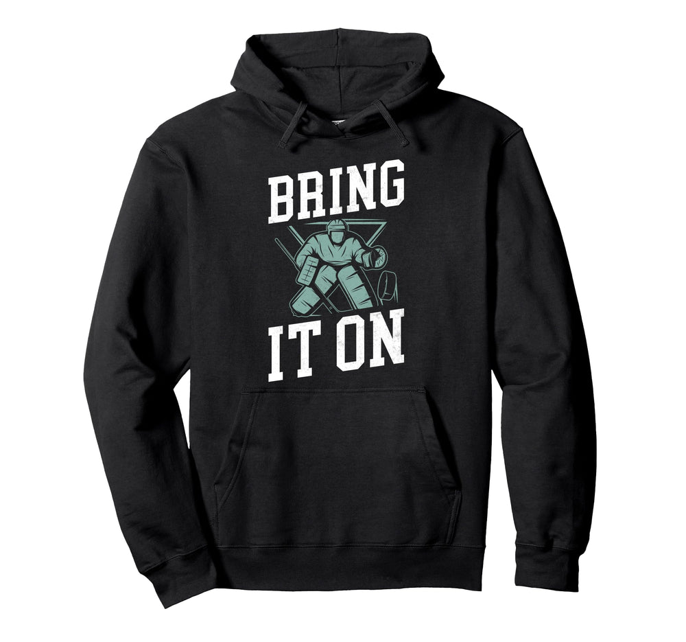Ice Hockey Goalie Goalkeeper Hoodie - Graphic Print Men Women