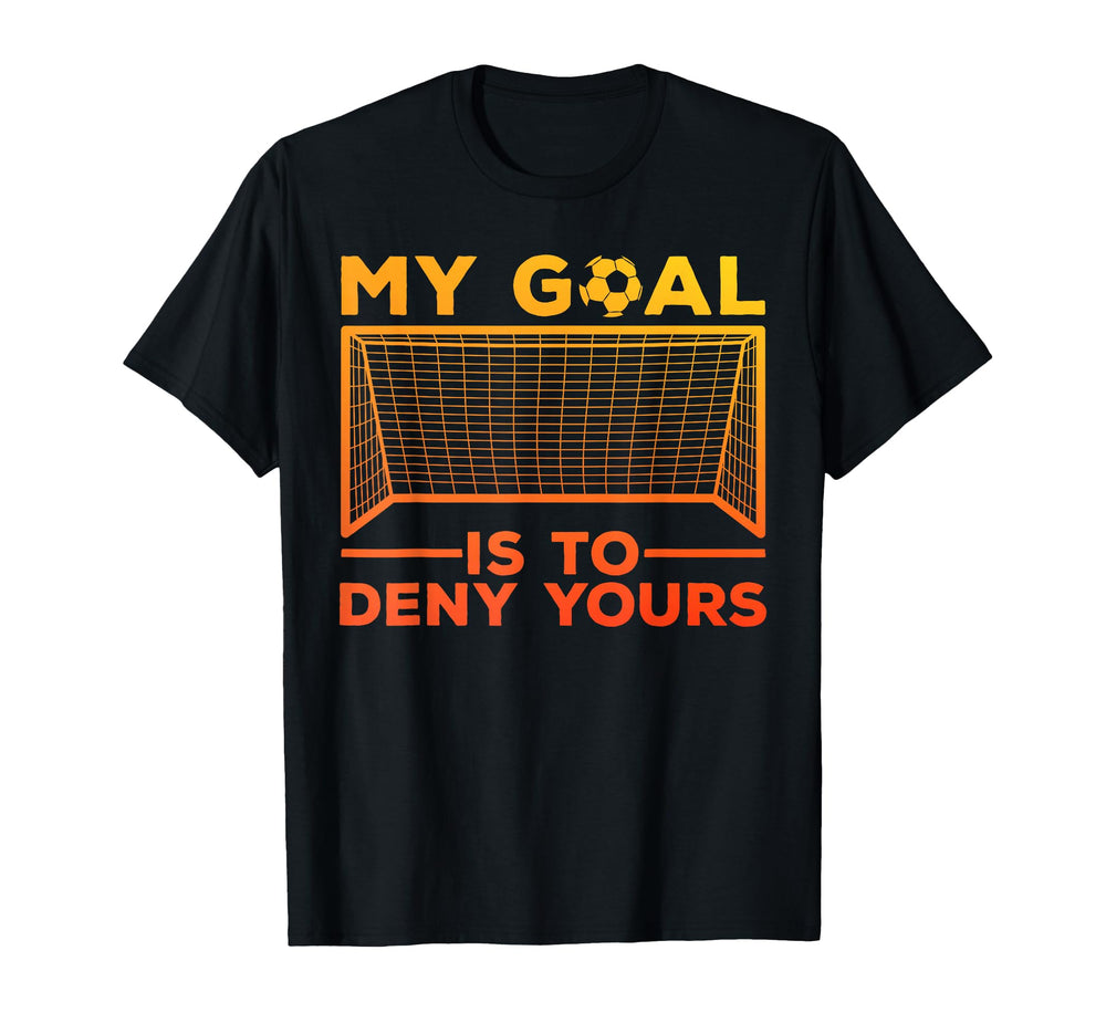 Soccer Goalie Soccer Player T-Shirt - Minimalist Print for Adults