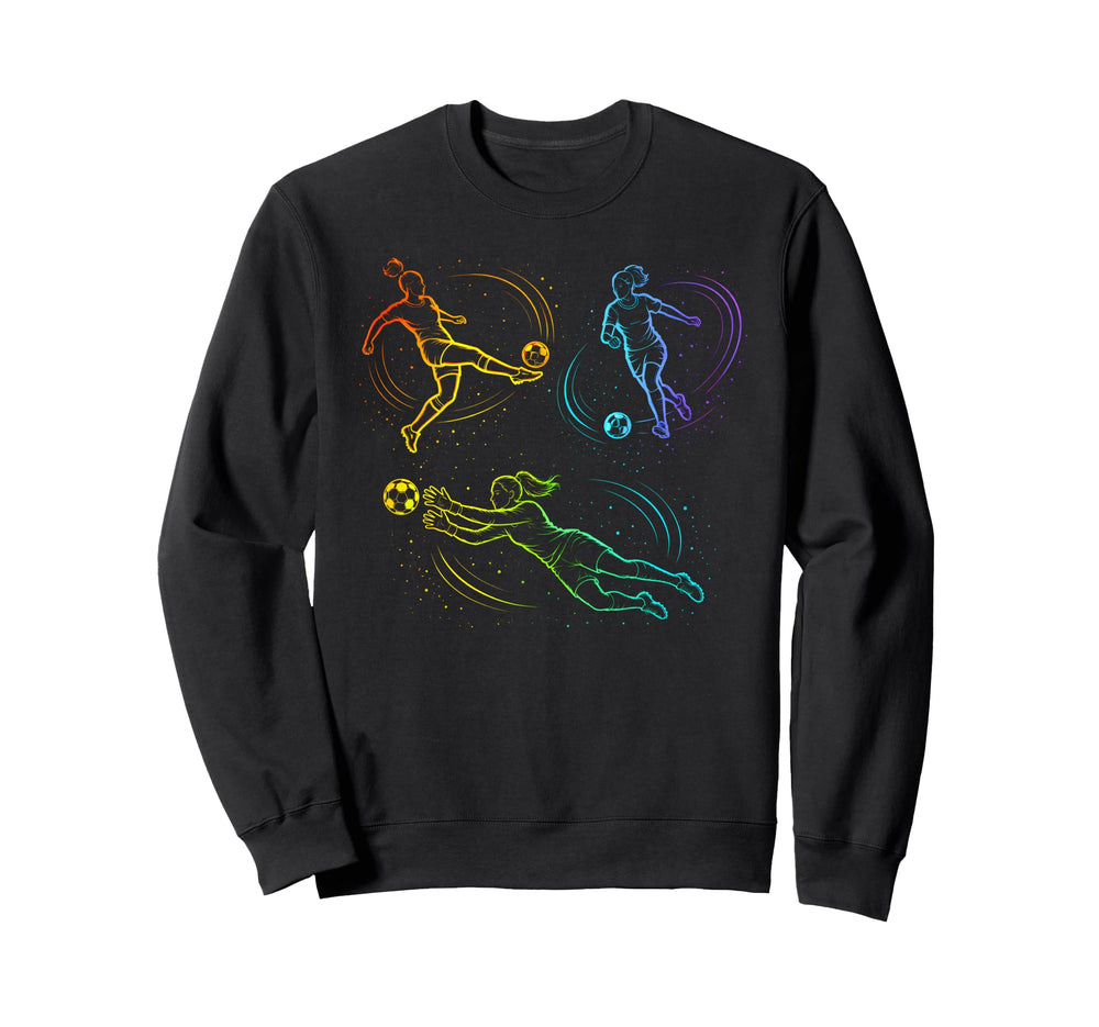 Womens Soccer Goalie Soccer Sweatshirt - Custom Art Print for Adults