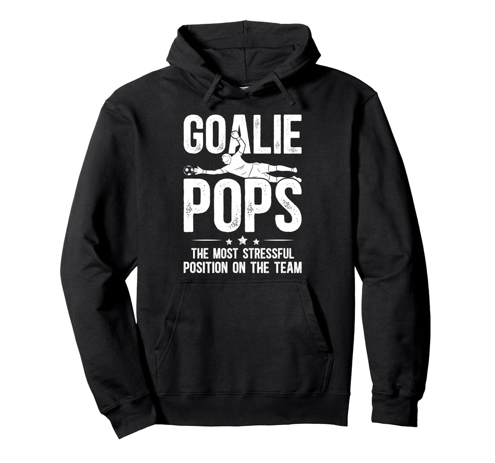 Soccer Goalie Pops Definition Hoodie - Casual Everyday Wear for Adults