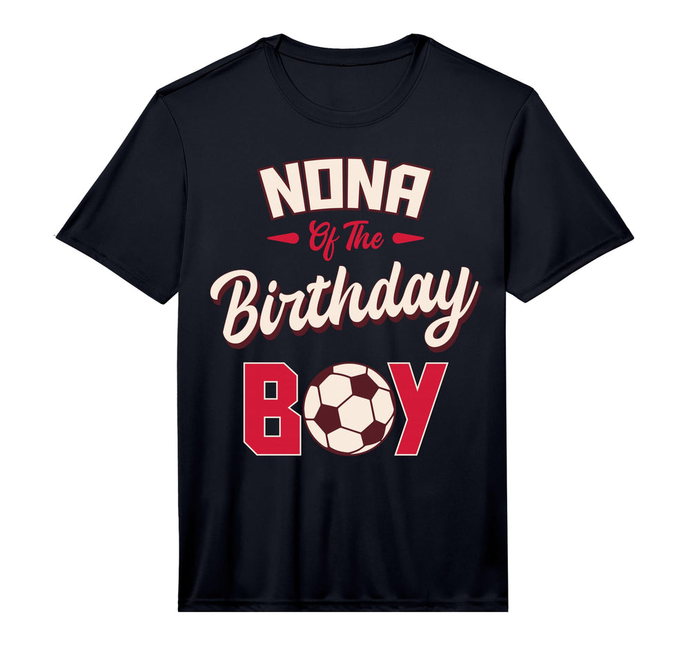 Nona Birthday Soccer Player Bday Party T-Shirt - Unique Graphic Men Women
