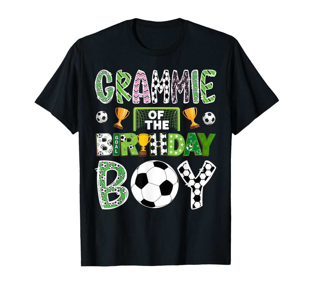 Grammie Birthday Soccer Player T-Shirt - Casual Everyday Wear for Adults