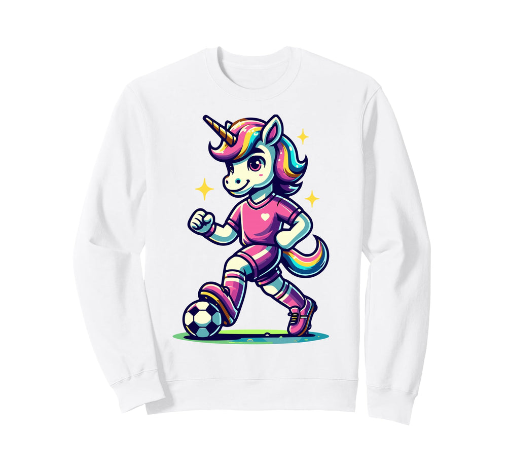 Footballer Unicorn Fans Soccer Sweatshirt - Streetwear Style Men Women