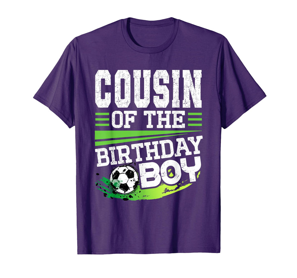 Soccer Birthday Cousin Birthday T-Shirt - Custom Art Print Men Women