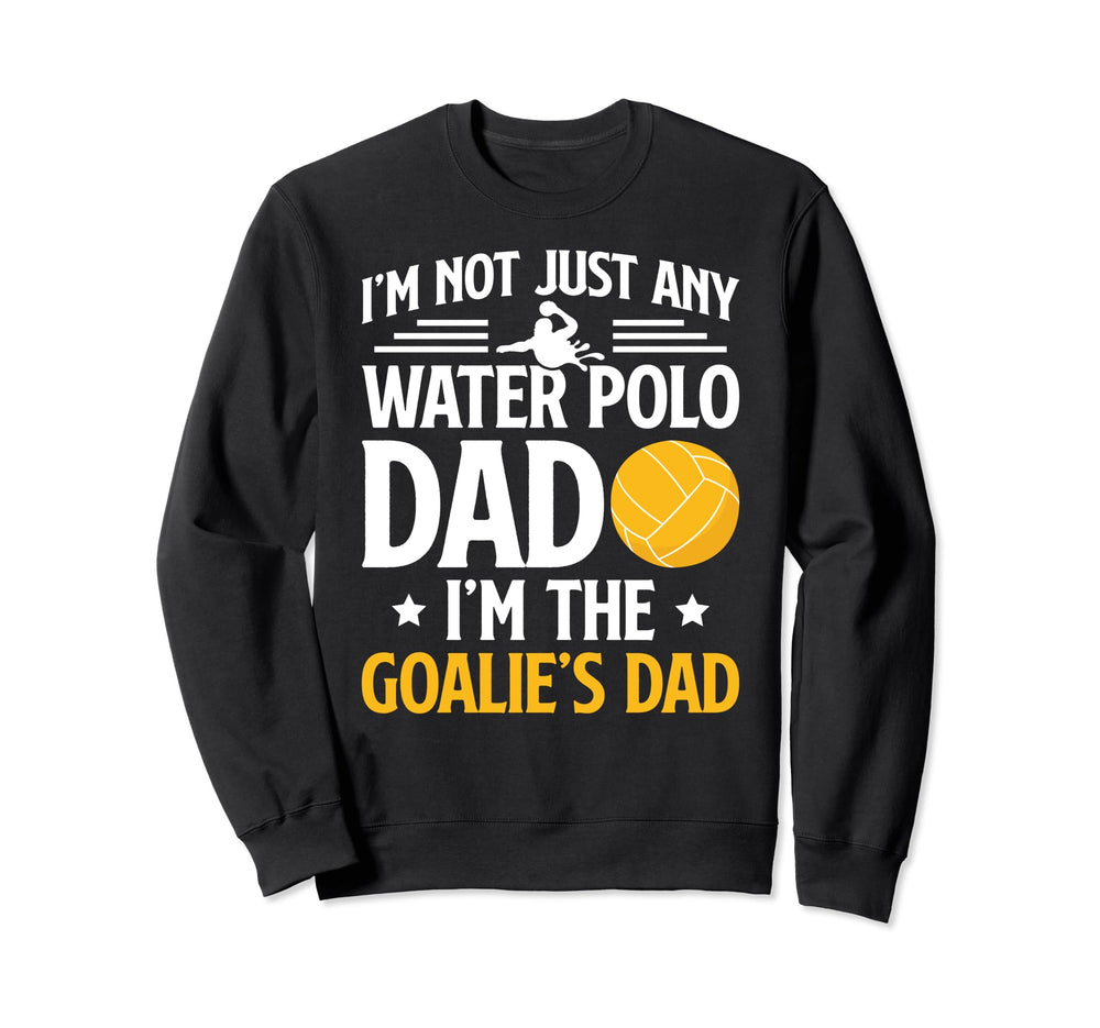 Water Polo Goalie Dad Water Polo Sweatshirt - Minimalist Print for Adults