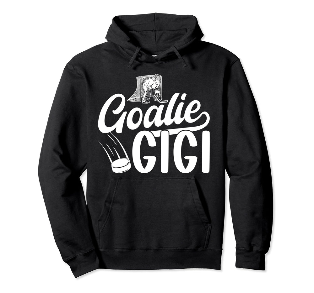 Ice Hockey Goalie Gigi Ice Hockey Hoodie - Unique Graphic Men Women