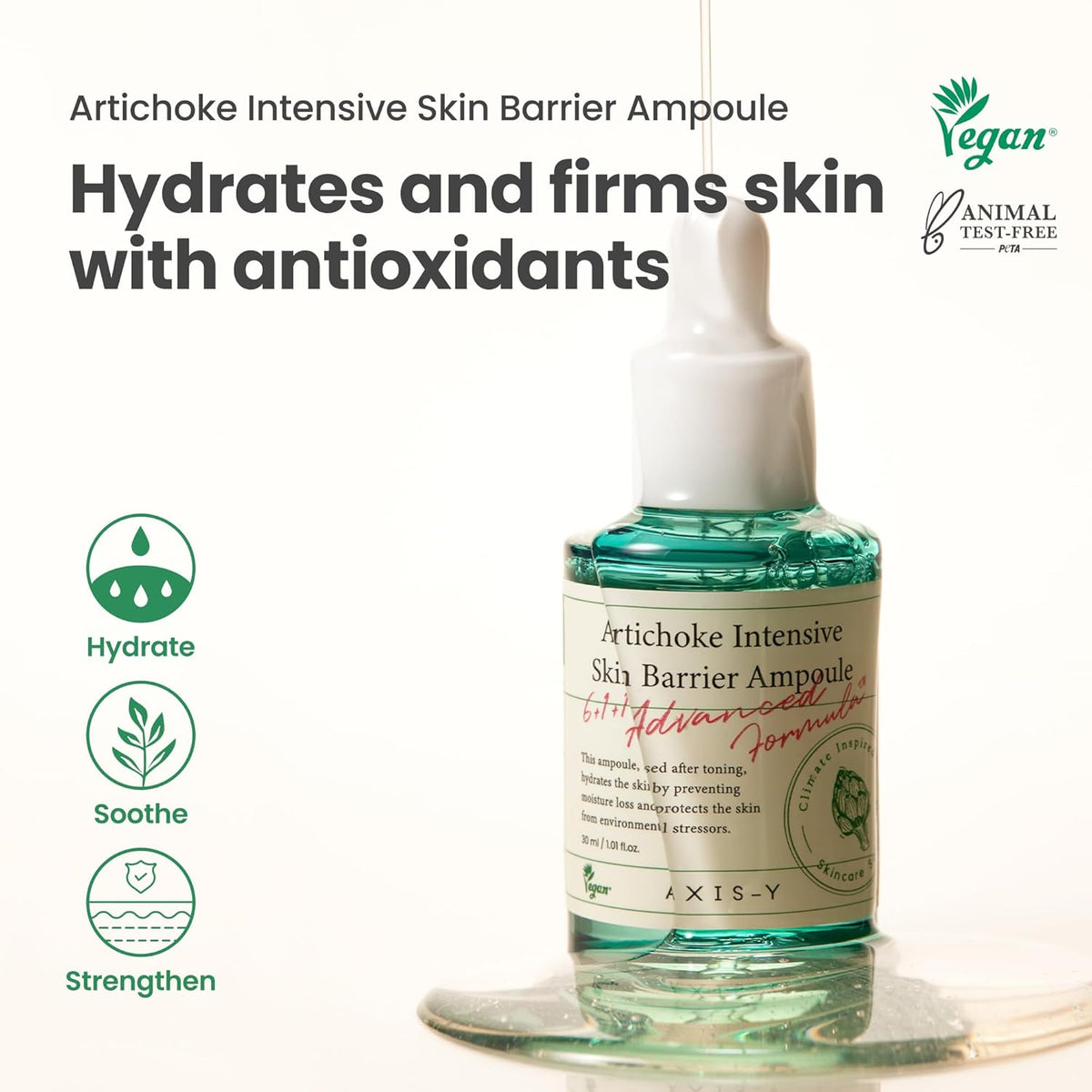 AXIS-Y Artichoke Intensive Skin Barrier Ampoule - Snipetell