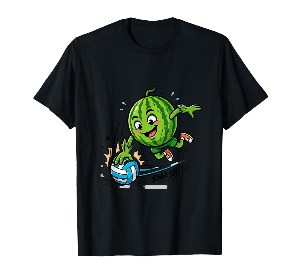 Watermelon Soccer Player Number 7 T-Shirt - Minimalist Print for Adults