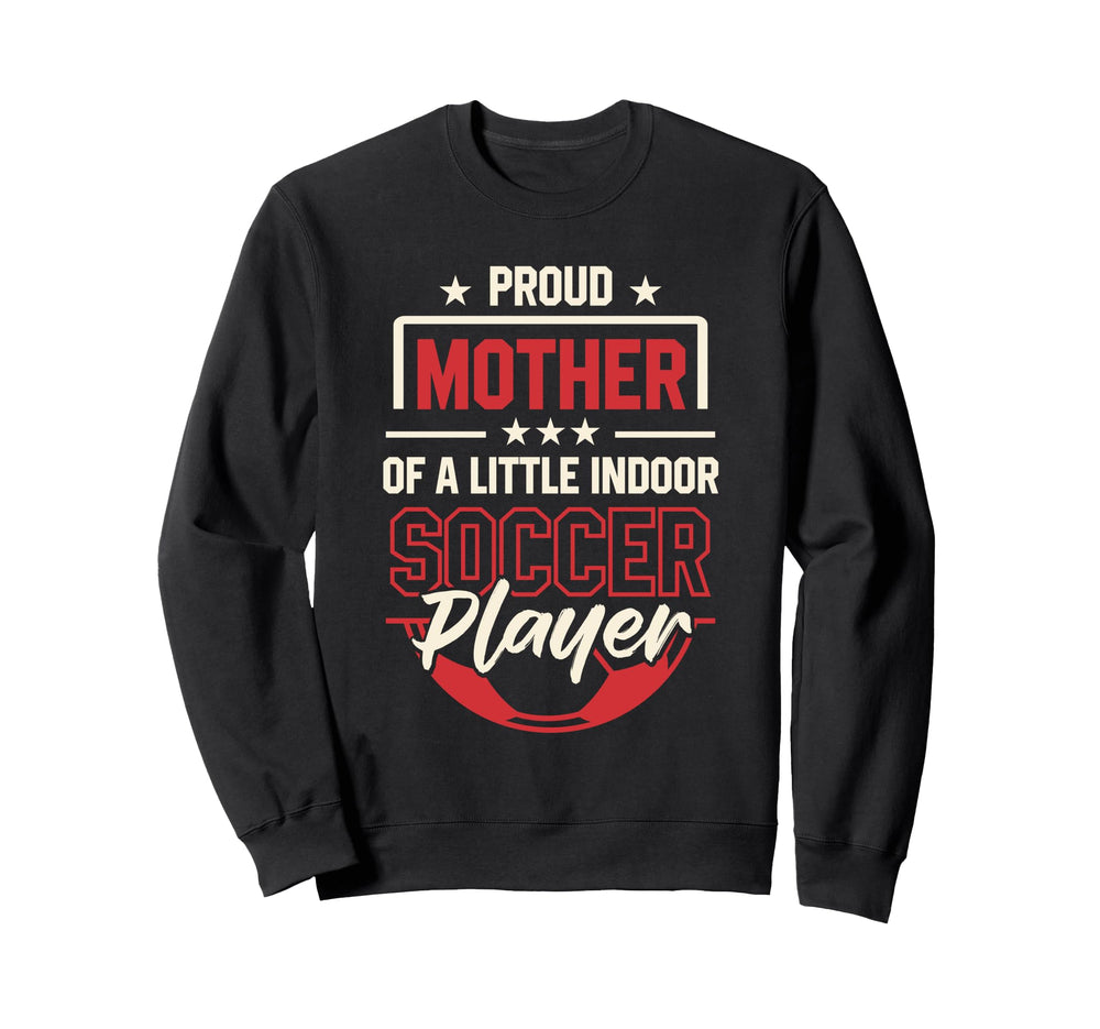 Indoor Soccer Gifts Soccer Player Sweatshirt - Minimalist Print Men Women