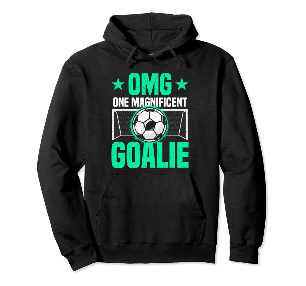 Goalkeeper Soccer Goalie Gloves Hoodie - Minimalist Print Unisex