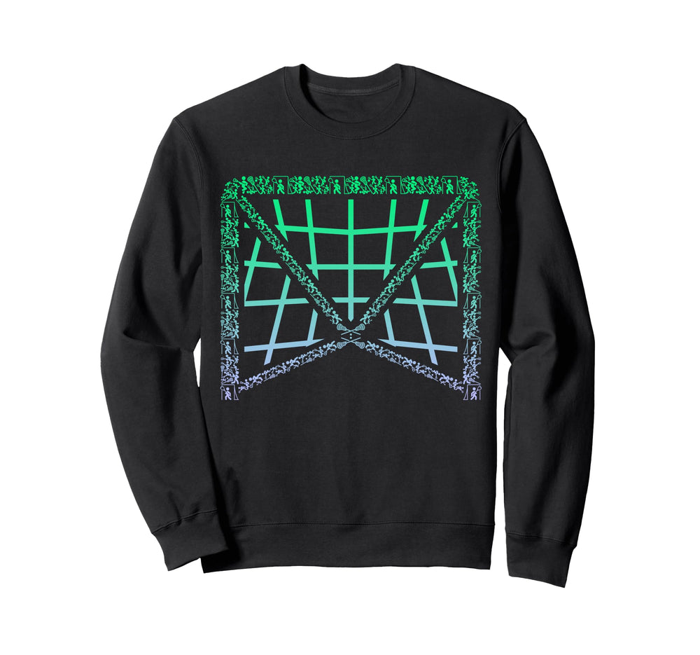 Lacrosse Goal Stuff Lax Sweatshirt - Minimalist Print for Adults