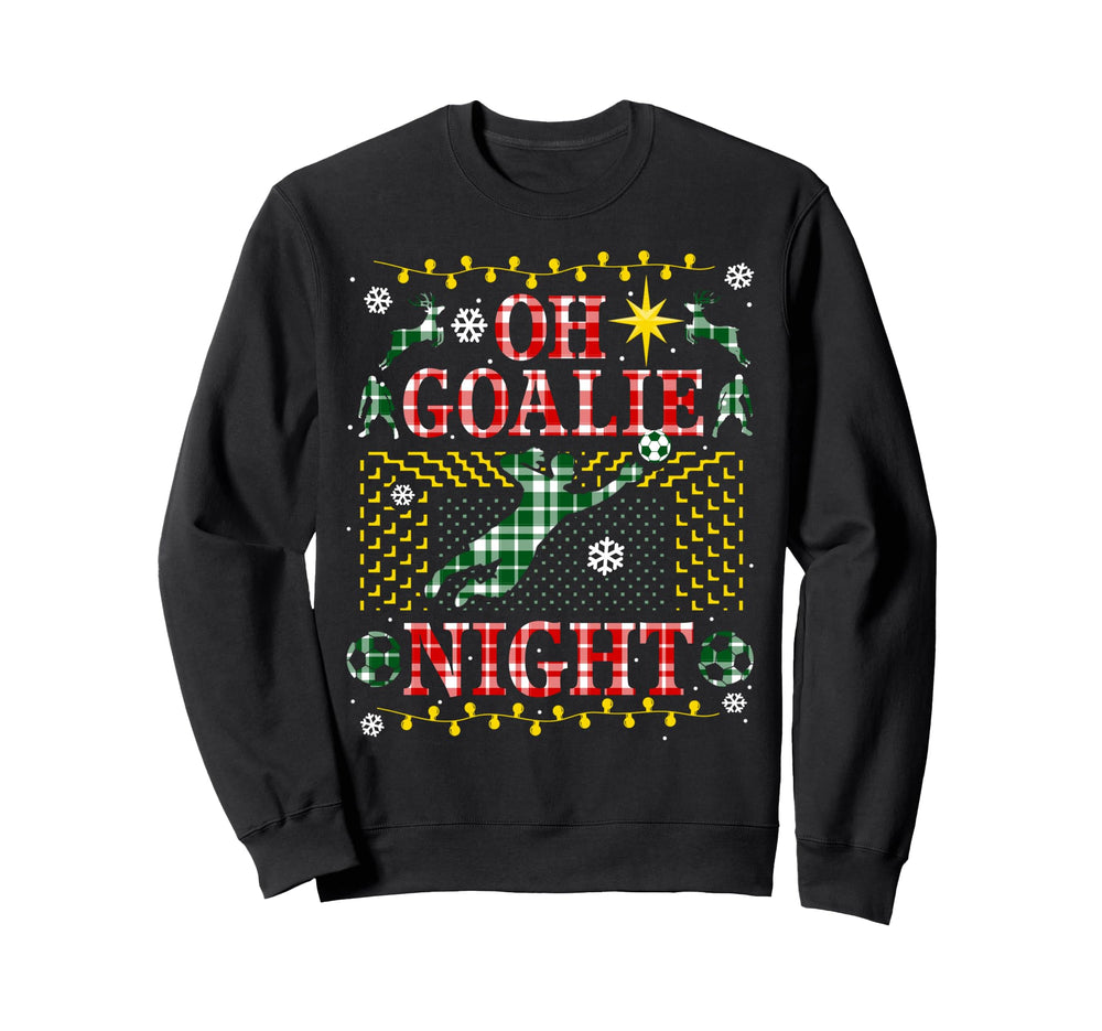 Funny Soccer Goalie Ugly Party Goal Sweatshirt - Trendy Graphic Unisex