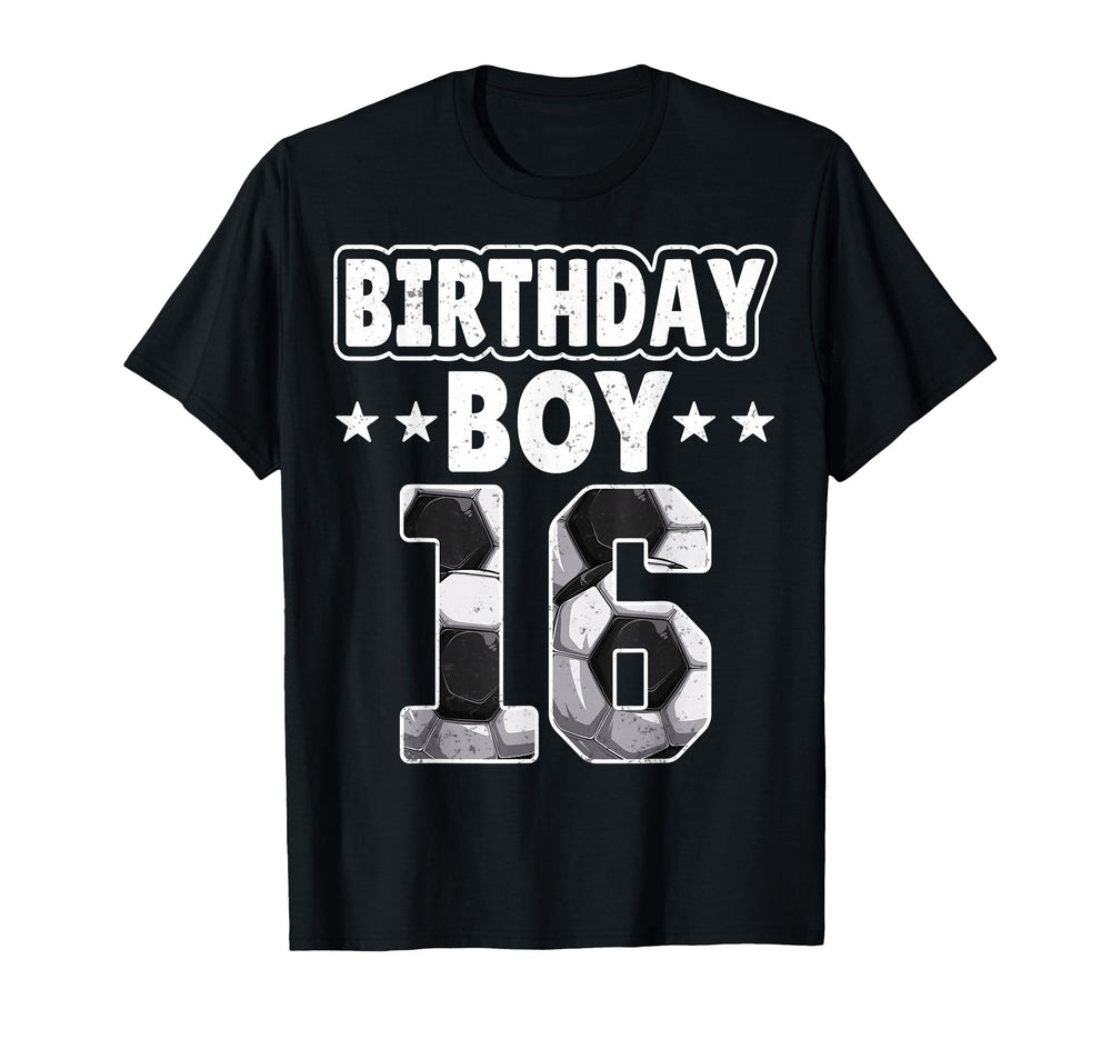 16 Years Old Soccer Lover 16Th T-Shirt - Aesthetic Graphic for Adults