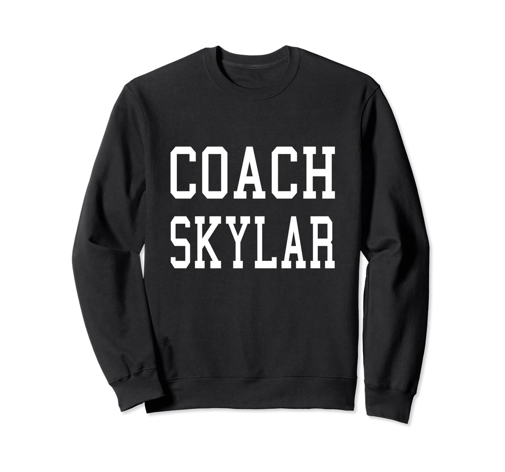 Coach Skylar Custom Football Sweatshirt - Casual Everyday Wear Unisex