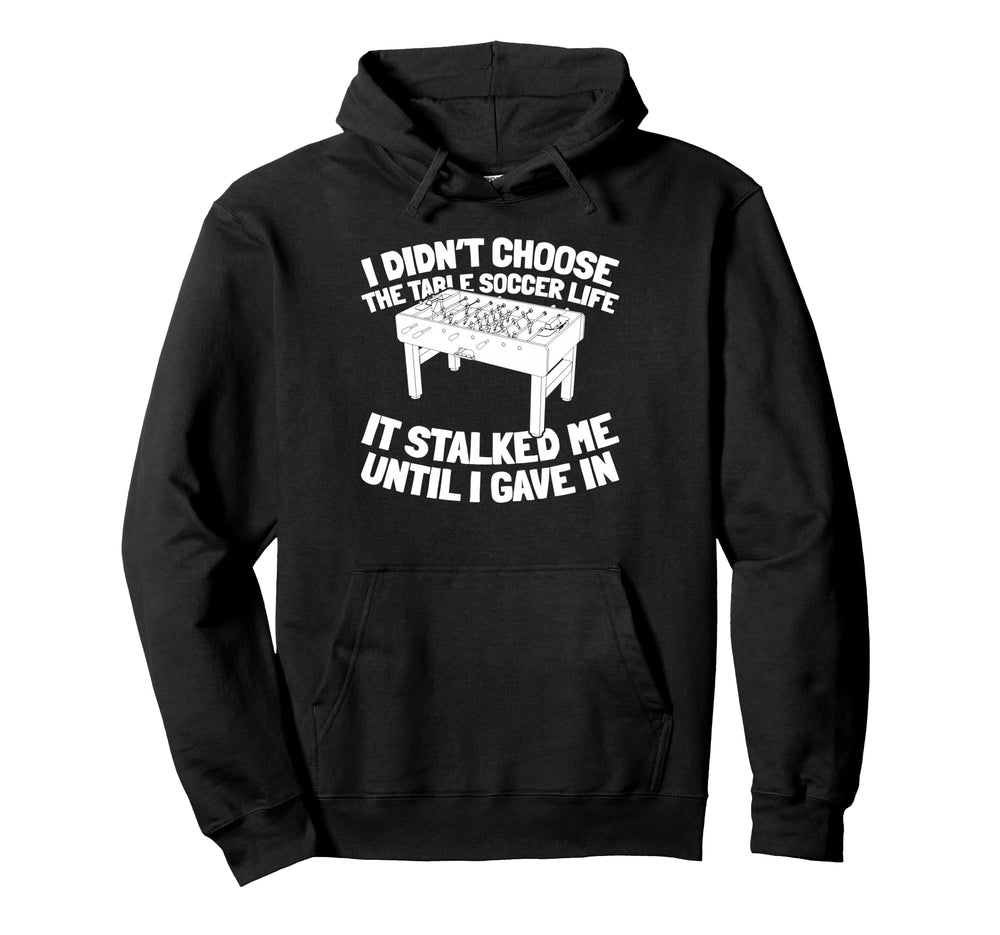 Table Soccer Kicker Foosball Hoodie - Graphic Print for Adults