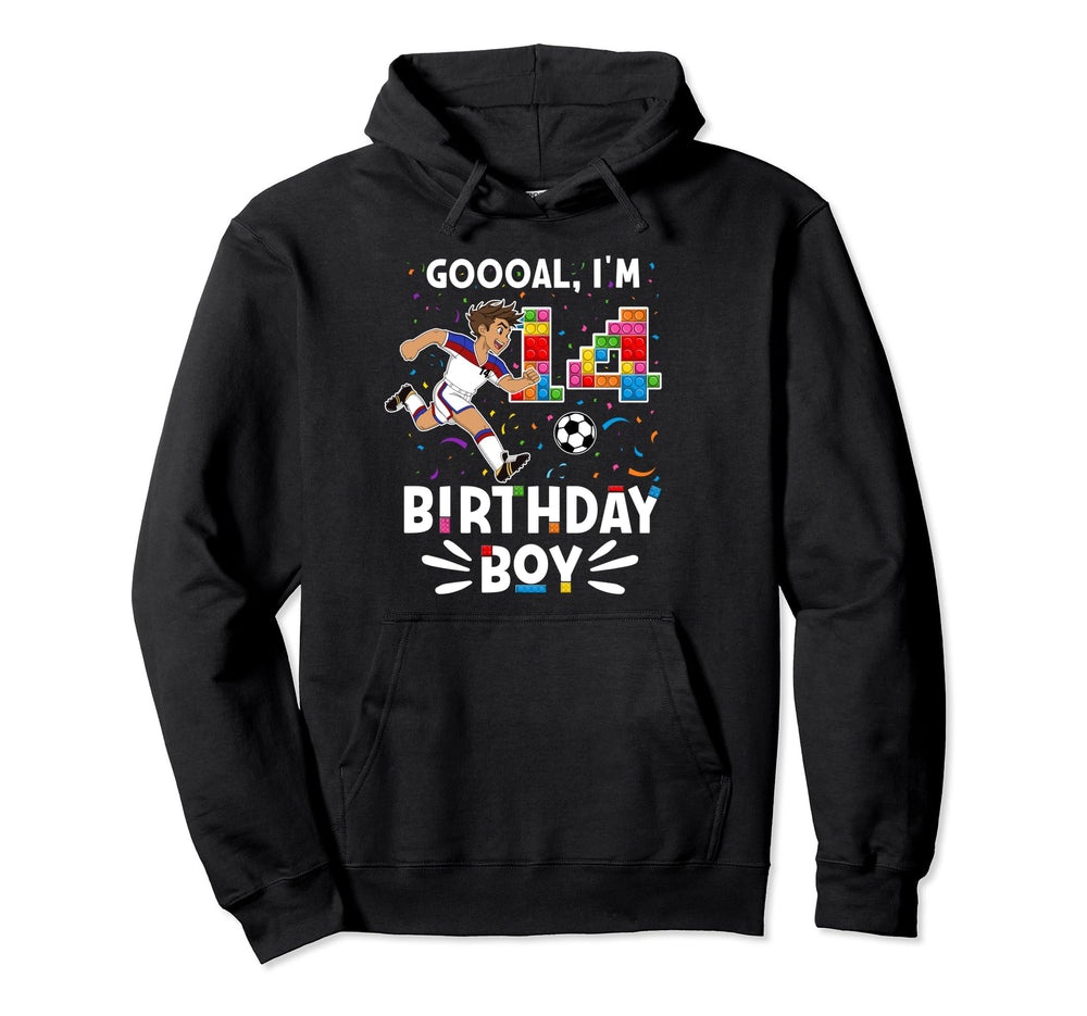 Goooal Im 14 I Building Blocks I Hoodie - Aesthetic Graphic for Adults