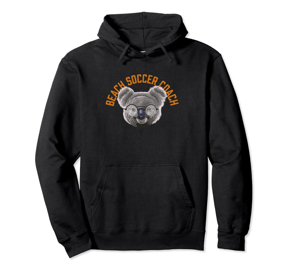 Koalified Beach Soccer Coach Soccer Hoodie - Aesthetic Graphic Unisex
