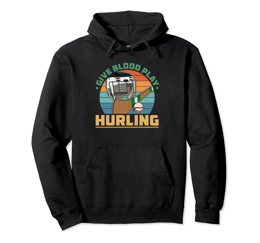 Hurling Helmet Athletic Goalkeeper Hoodie - Graphic Print Men Women