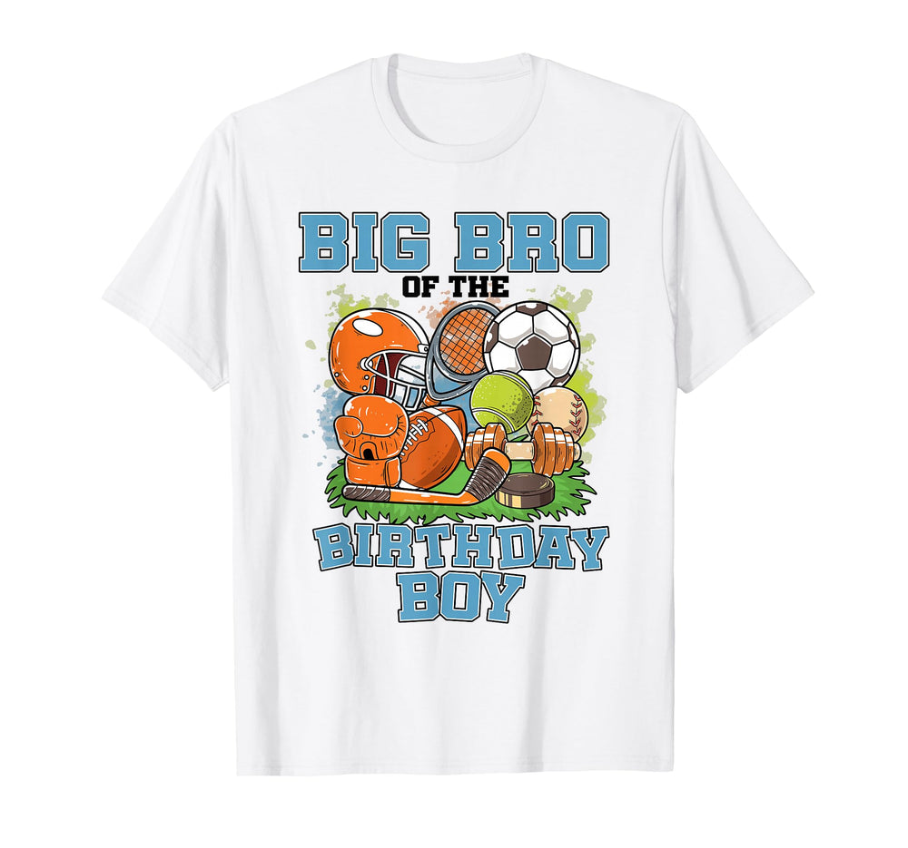 All Star Big Bro Birthday Basketball T-Shirt - Custom Art Print Unisex