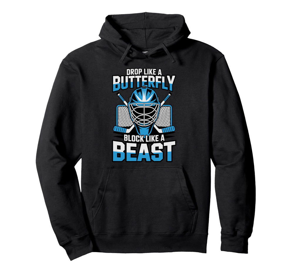 Ice Hockey Goalkeeper Butterfly Hoodie - Casual Everyday Wear for Adults