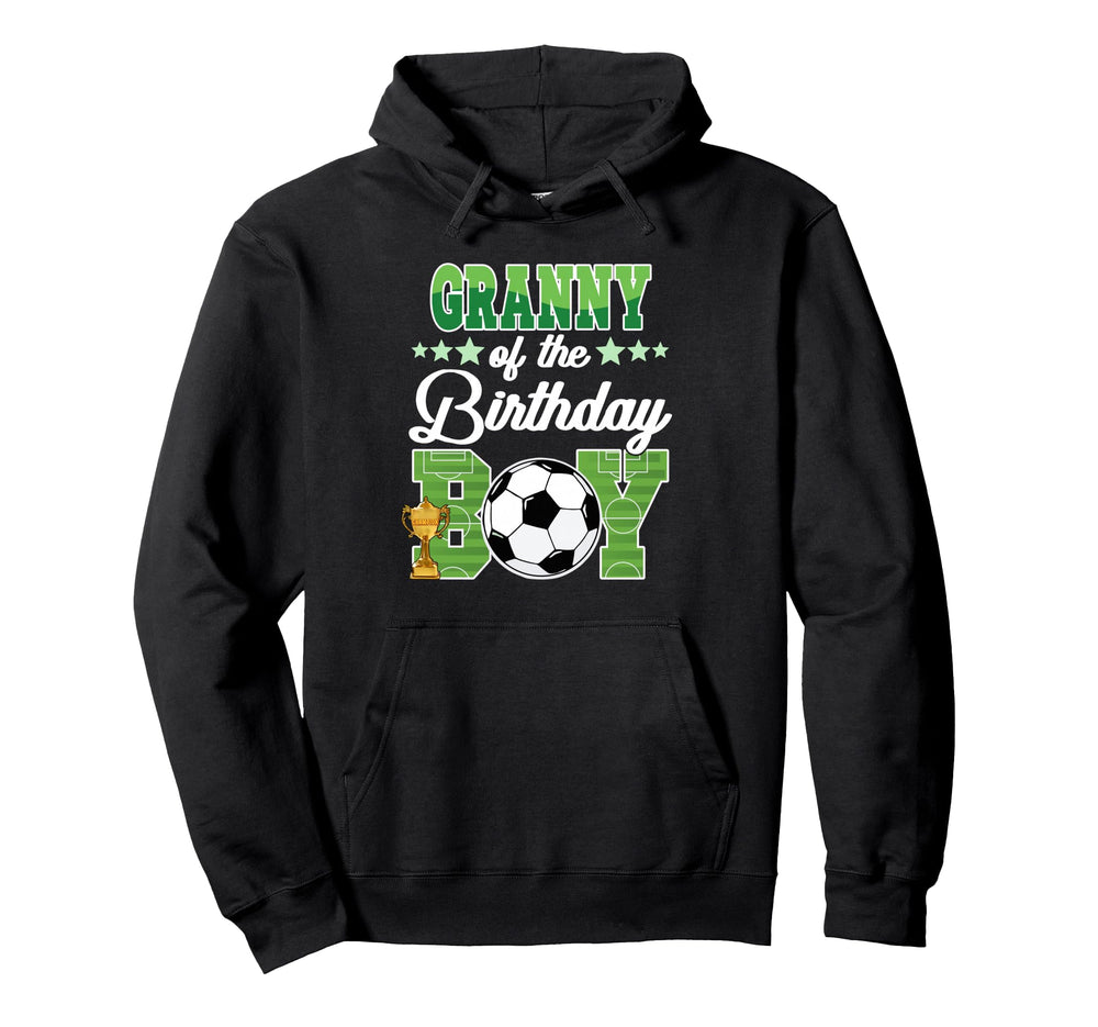 Soccer Granny Birthday Party Soccer Hoodie - Fun Novelty Design for Adults