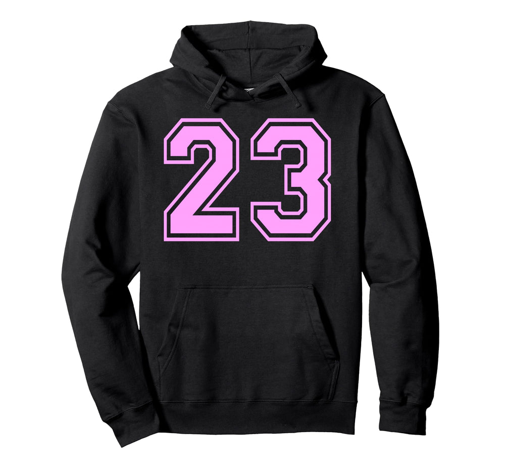 23 Number Twenty Three Sports Varsity Hoodie - Trendy Graphic Men Women