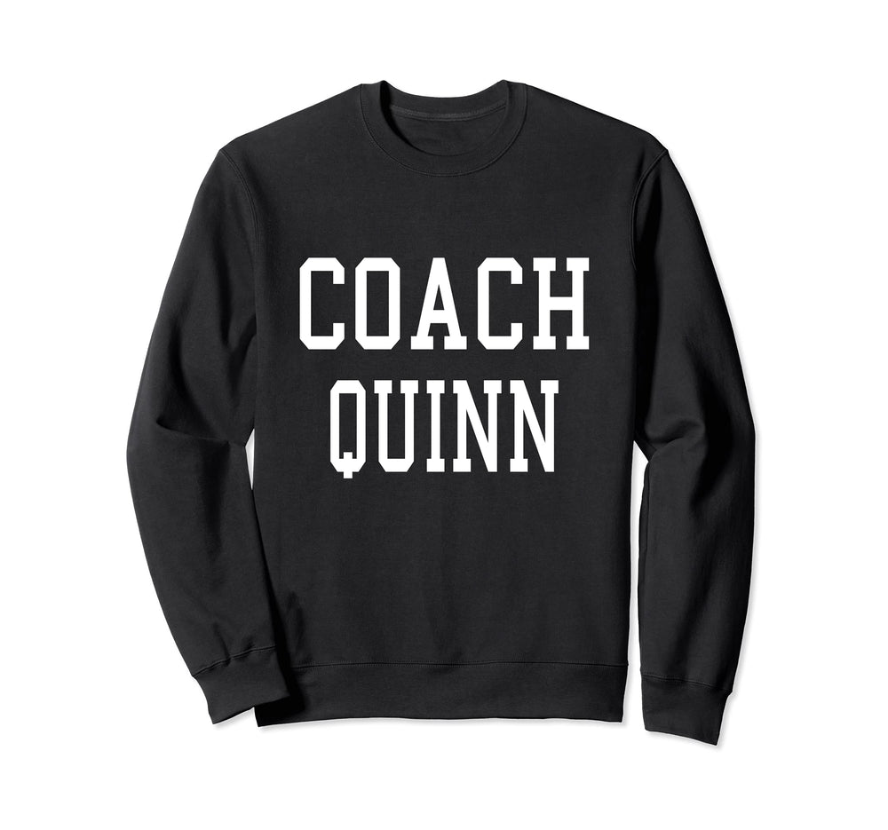 Coach Quinn Custom Football Soccer Sweatshirt - Custom Art Print Unisex
