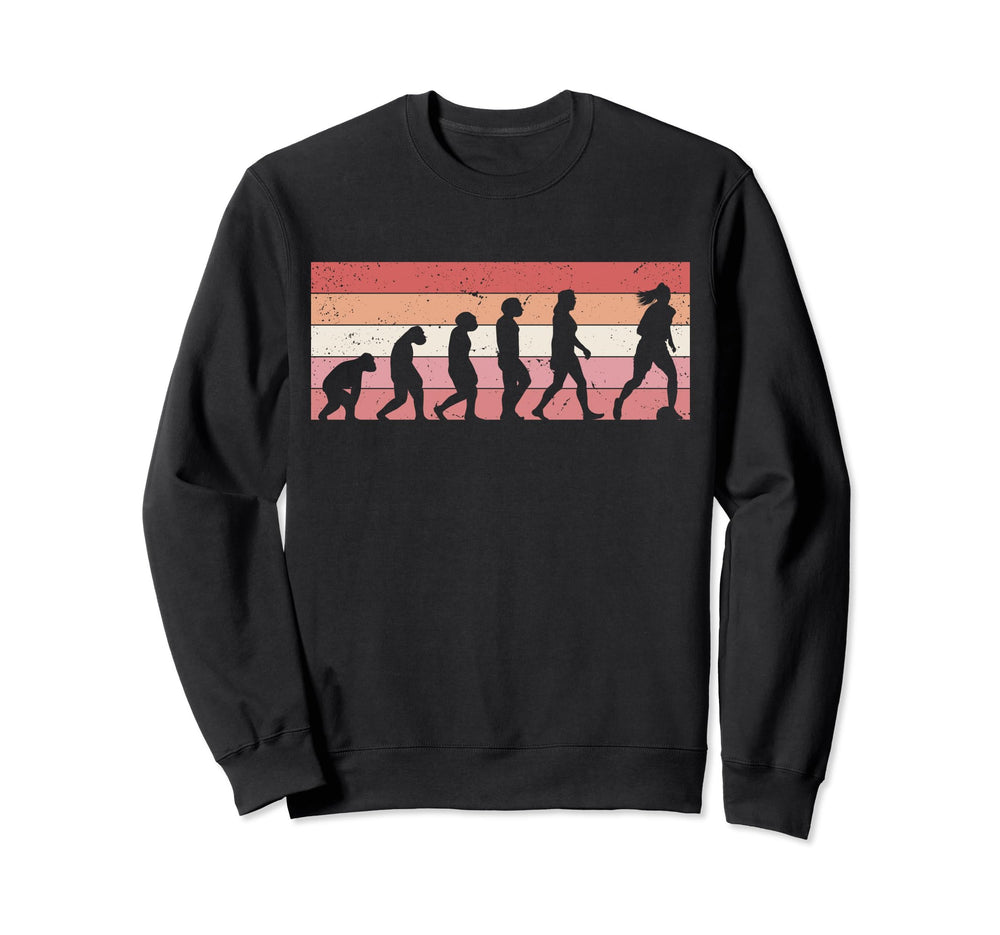 Soccer Goalkeeper Evolution Soccer Sweatshirt - Minimalist Print Men Women