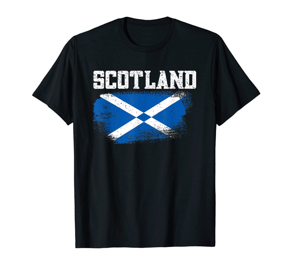 Scotland Flag Football Scottish Soccer T-Shirt - Aesthetic Graphic Unisex
