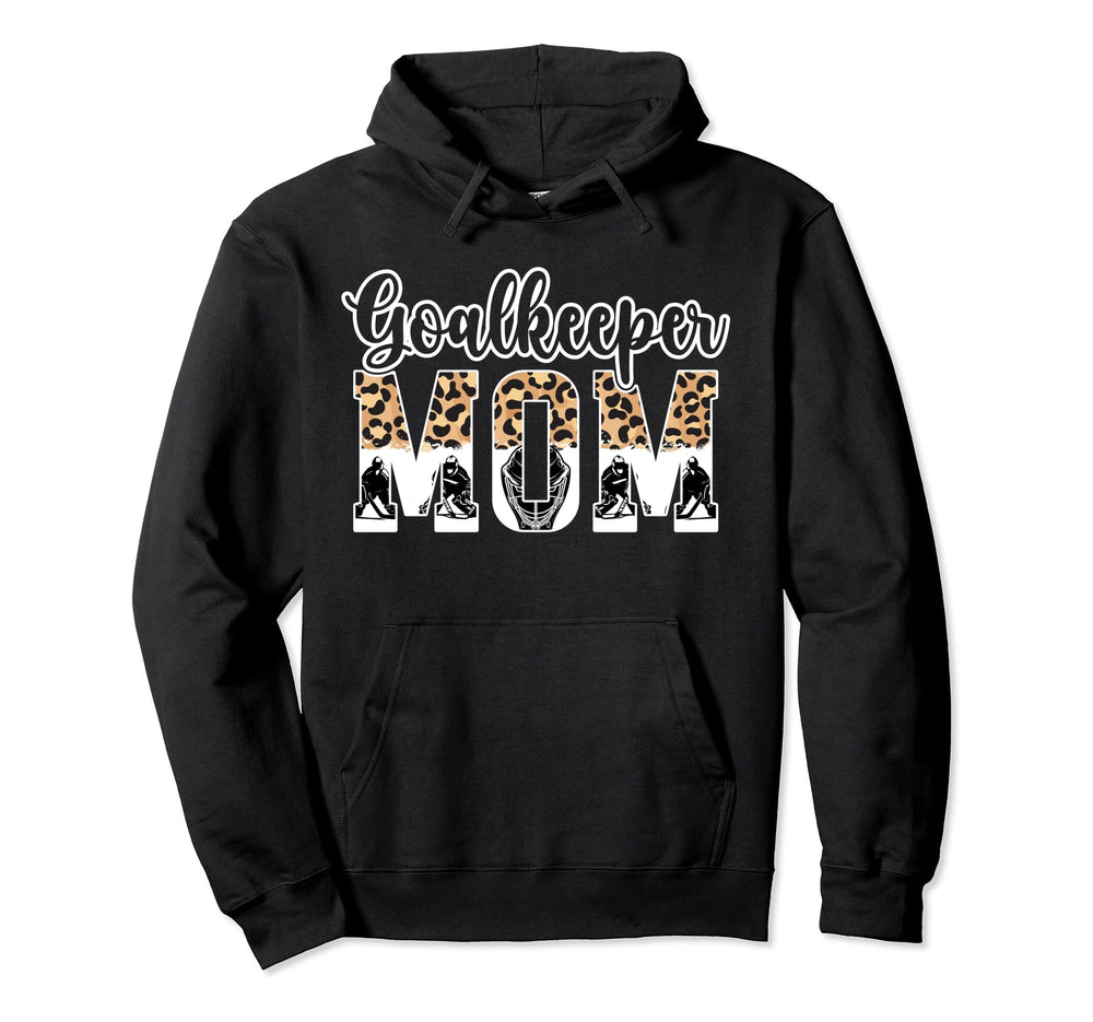 Ice Hockey Goalkeeper Mom Hockey Goalie Hoodie - Minimalist Print Unisex