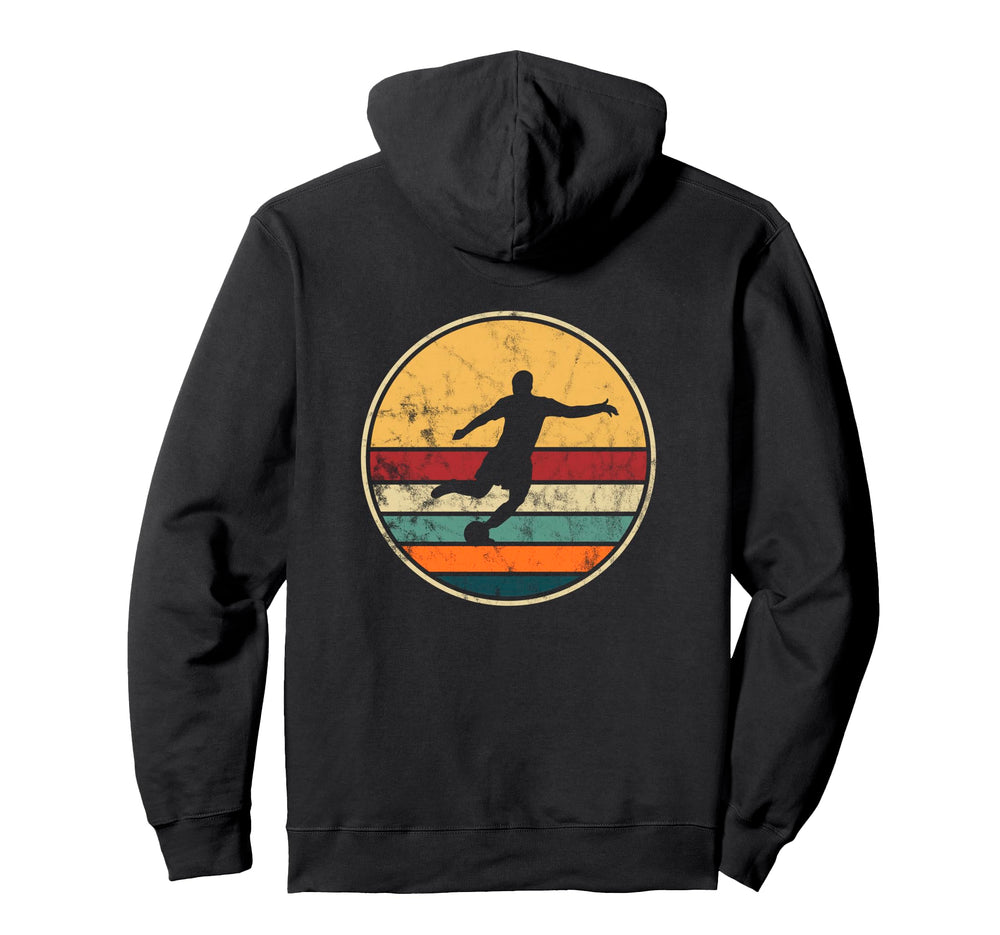 Soccer Player Distressed Football Hoodie - Casual Everyday Wear Men Women