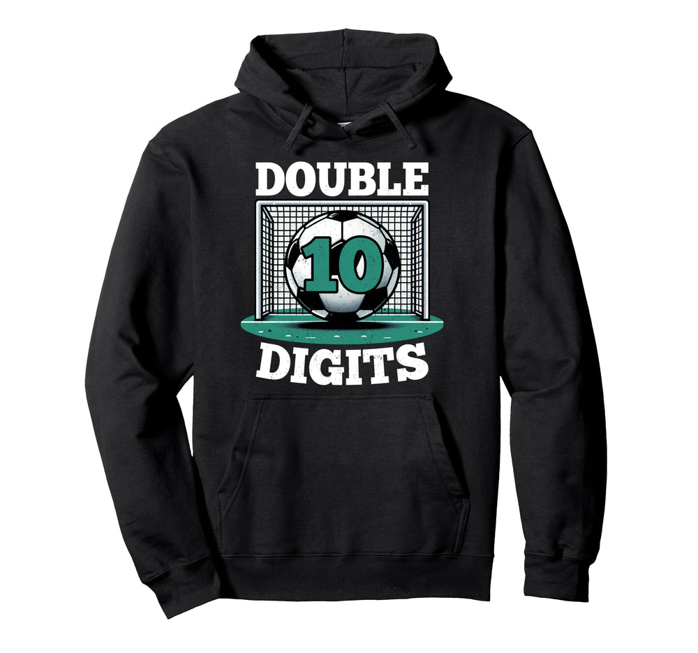 Double Digits Birthday Decoration 10 Hoodie - Trendy Graphic for Adults