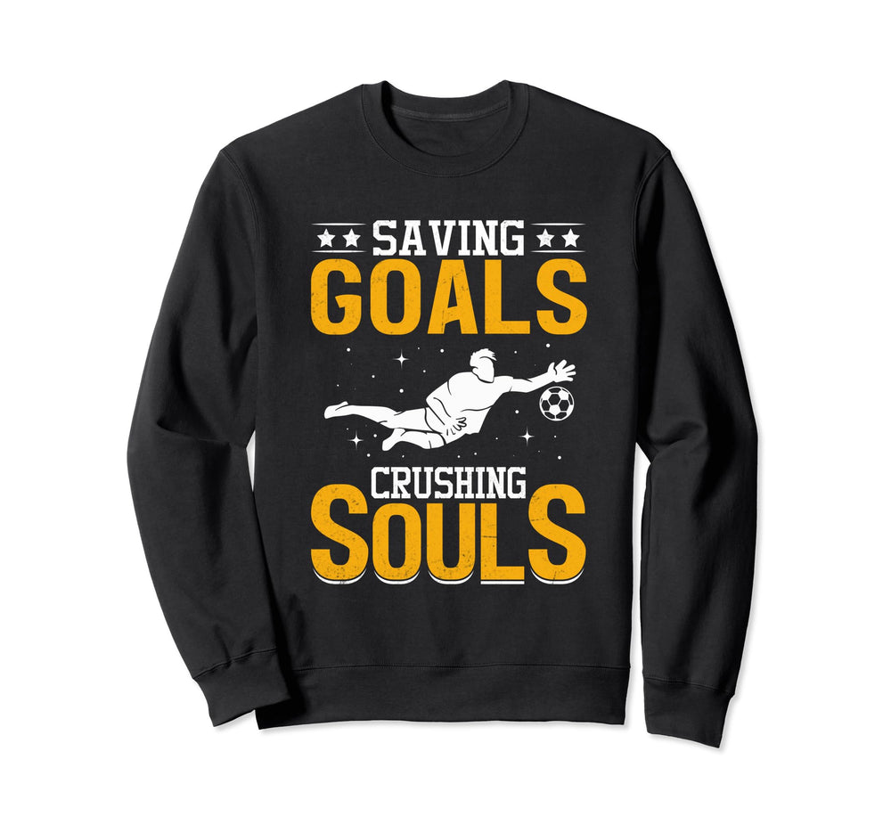 Soccer Goalie Cleat Soccer Net Soccer Sweatshirt - Streetwear Style Unisex