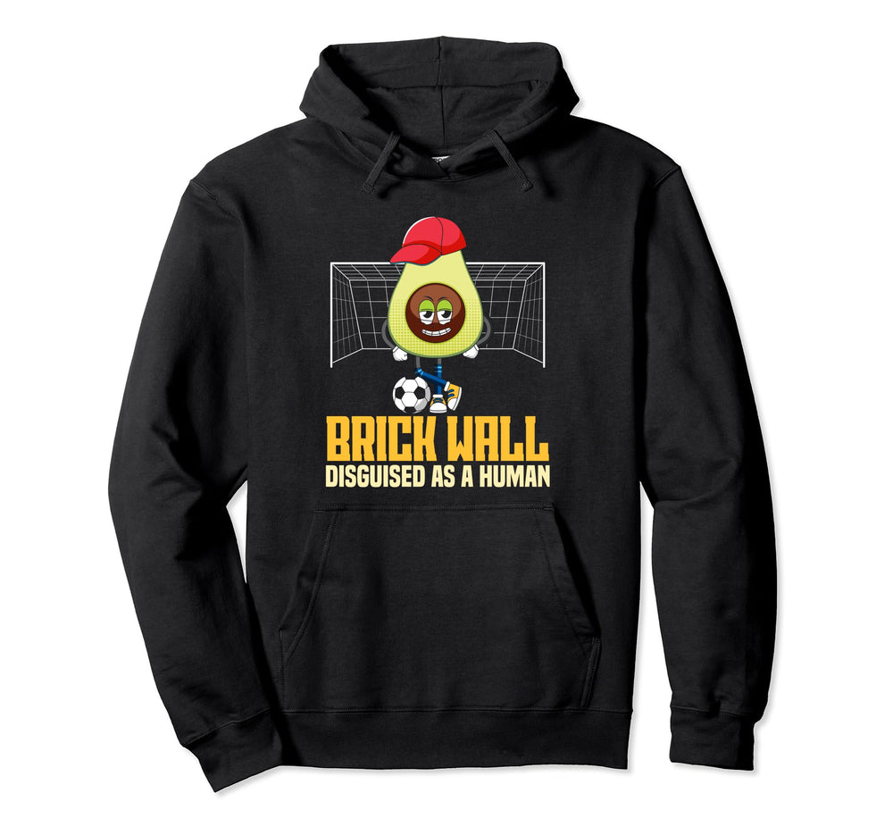 Goalkeeper Brick Wall Disguised As Hoodie - Novelty Apparel for Adults