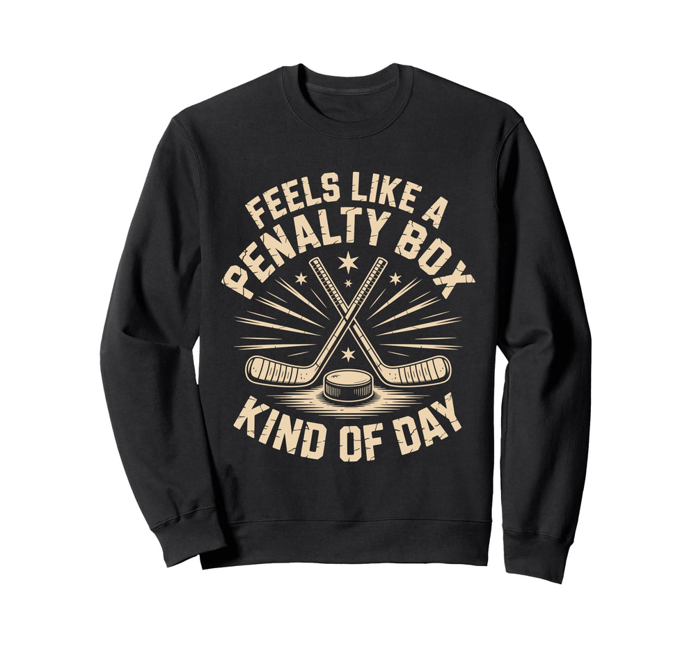 Feels Like Penalty Box Kind Day Ice Sweatshirt - Graphic Print for Adults