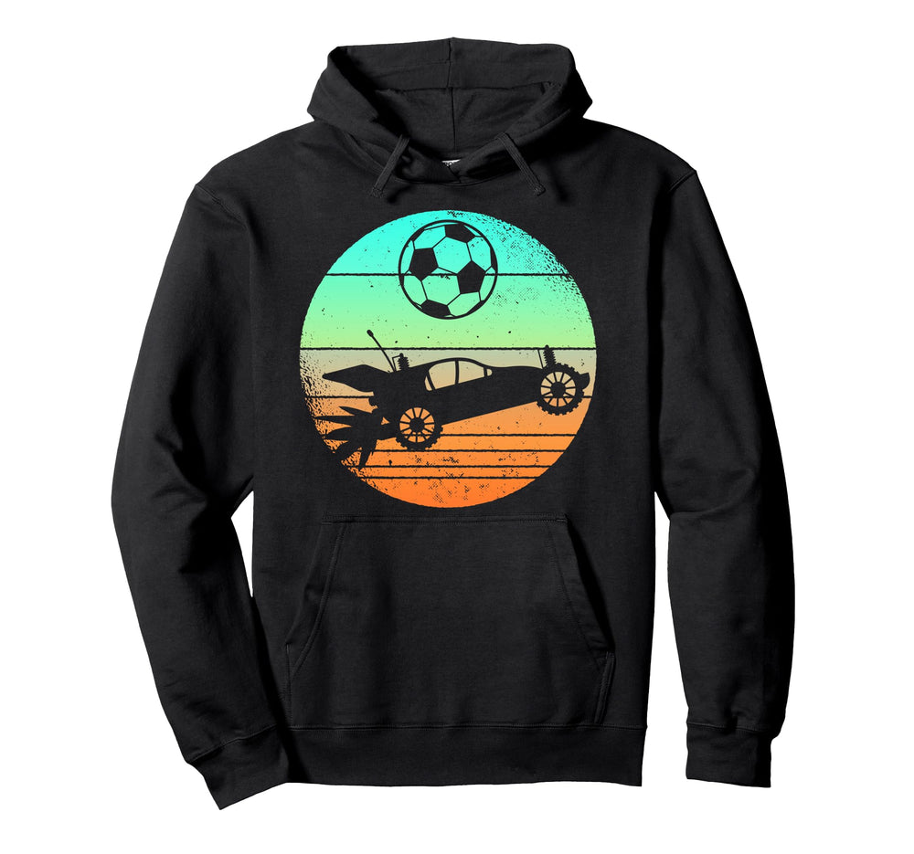 Rocket Rc Soccer Car League Gamer Hoodie - Fun Novelty Design for Adults